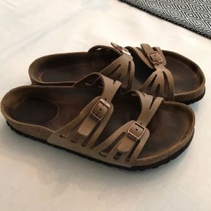 Sold...Birkenstock Granada sandals. Soft footbed.